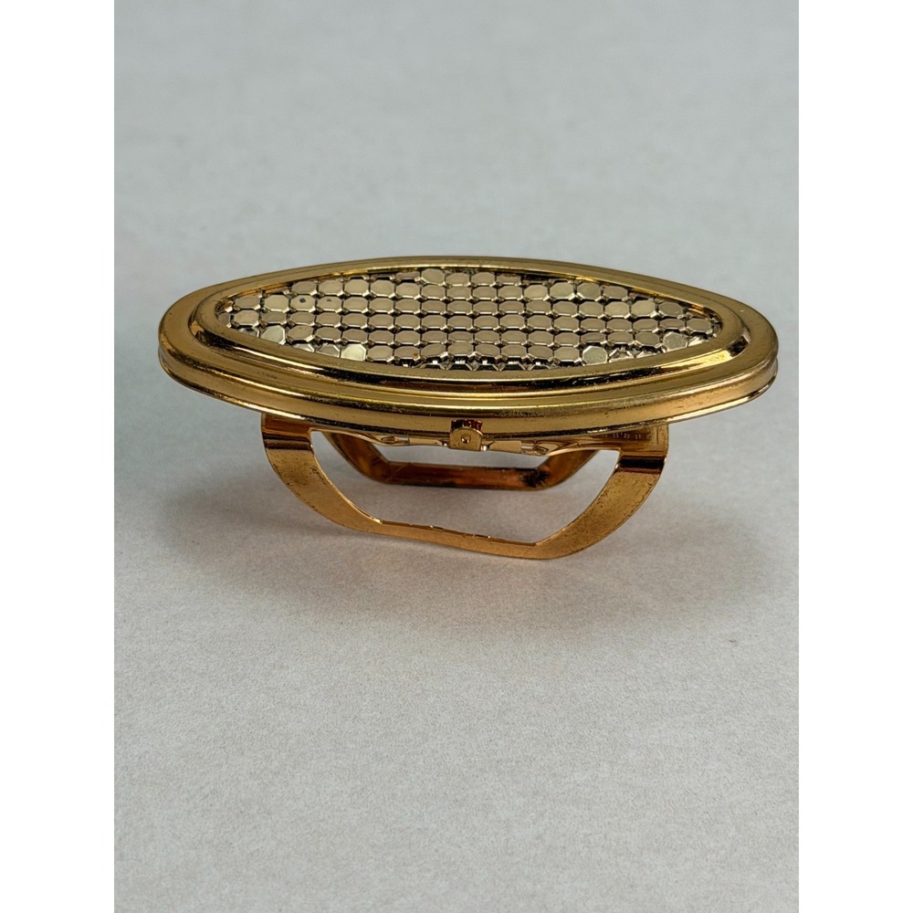 Vintage Stratton Lipstick Holder Mirror Gold Tone Made in England 934048